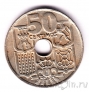 Испания 50 сентимо 1949