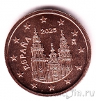 Испания 2 евроцента 2025