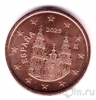 Испания 5 евроцентов 2025