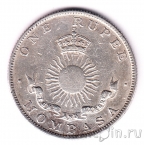 Момбаса 1 рупия 1888