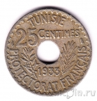 Тунис 25 сантимов 1933