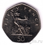 Великобритания 50 пенсов 1984