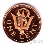 Барбадос 1 цент 1973 (proof)