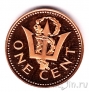 Барбадос 1 цент 1973 (proof)