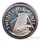 Барбадос 25 центов 1973 (proof)
