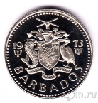 Барбадос 25 центов 1973 (proof)
