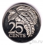 Тринидад и Тобаго 25 центов 1975 (proof)