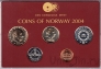 Норвегия набор 5 монет 2004