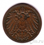 Германская Империя 1 пфенниг 1911 (F)