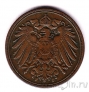 Германская Империя 1 пфенниг 1911 (F)