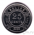 Белиз 25 центов 2022
