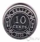Белиз 10 центов 2020
