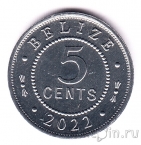 Белиз 5 центов 2022