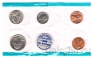 США набор 4 монеты 1970 (P) + 1 цент 1970 (S)