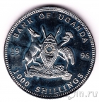 Уганда 1000 шиллингов 1996 Лев