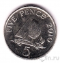 Гернси 5 пенсов 2010