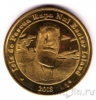 Остров Пасхи 1 песо 2018 Черепаха