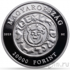 Венгрия 20000 форинтов 2025 Король Ласло I (серебро)