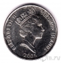 Соломоновы острова 10 центов 2005