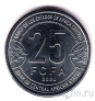 Центральноафриканские штаты 25 франков 2024