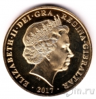 Гибралтар 1 крона 2017 Принц Чарльз