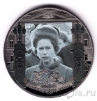 Гибралтар 1 крона 2022 Королева Елизавета II 1926-2022 (4)