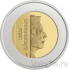 Люксембург 5 евро 2025 Европейская косуля