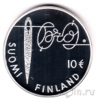 Финляндия 10 евро 2010 Минна Кант (proof)