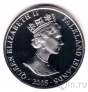 Фолклендские острова 1 крона 2005 Горацио Нельсон (серебро)