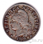 Аргентина 5 сентаво 1909