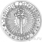 Австрия 3 евро 2025 Тролль