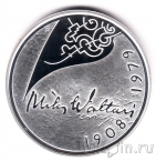 Финляндия 10 евро 2008 Мика Валтари (proof)