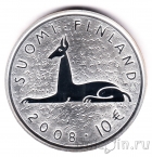 Финляндия 10 евро 2008 Мика Валтари (proof)