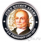 Либерия 5 долларов 2010 Джон Куинси Адамс