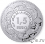 Испания 1,5 евро 2019 Испанский галеон XVII века
