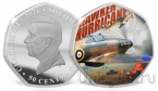 Соломоновы острова 50 центов 2026 Истребитель Hawker Hurricane