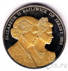 Джерси 5 фунтов 2012 60 лет правлению Королевы Елизаветы II