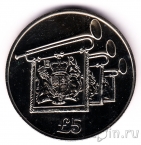 Джерси 5 фунтов 2012 60 лет правлению Королевы Елизаветы II