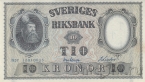 Швеция 10 крон 1957