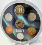 Япония набор 7 монет 2007 50 лет японской антарктической экспедиции
