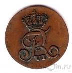 Дания 1 скиллинг 1812