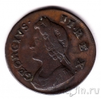 Великобритания 1 фартинг 1734