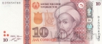 Таджикистан 10 сомони 2021
