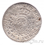Франция 12 солей 1743 (A)
