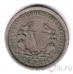 США 5 центов 1901