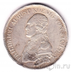 Саксония 1 талер 1820