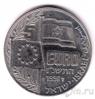 Израиль 5 евро 1996 Голда Меир