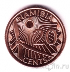 Намибия 20 центов 2025