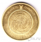 Камерун 100 франков 2025 Архимед. Число Пи (золочение)