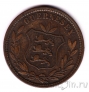 Гернси 8 дублей 1868